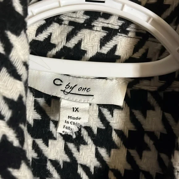 😄Patterned Plus Size Vest Pockets Buttons - Picture 3 of 3